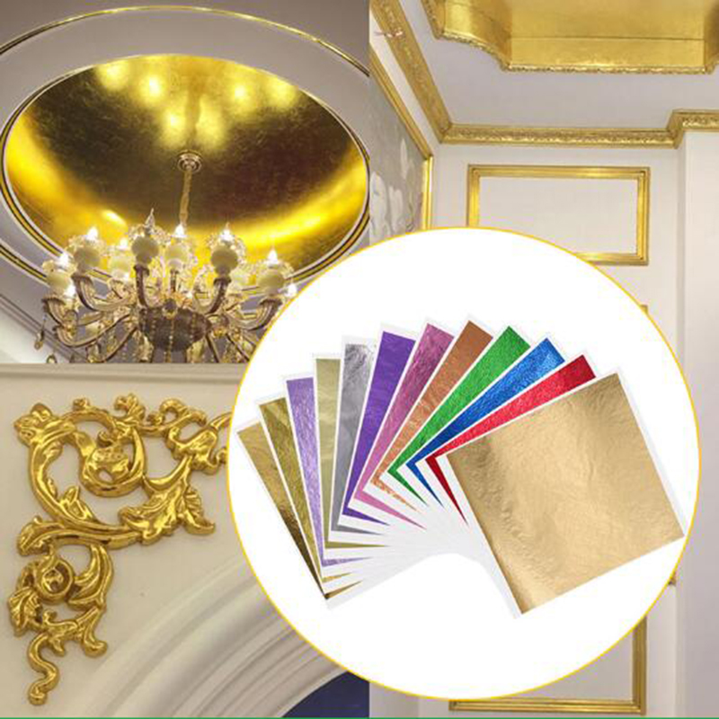 Art Craft Leaves - 1000pcs/pack 13cm Leaf Sheets Gold Leaf