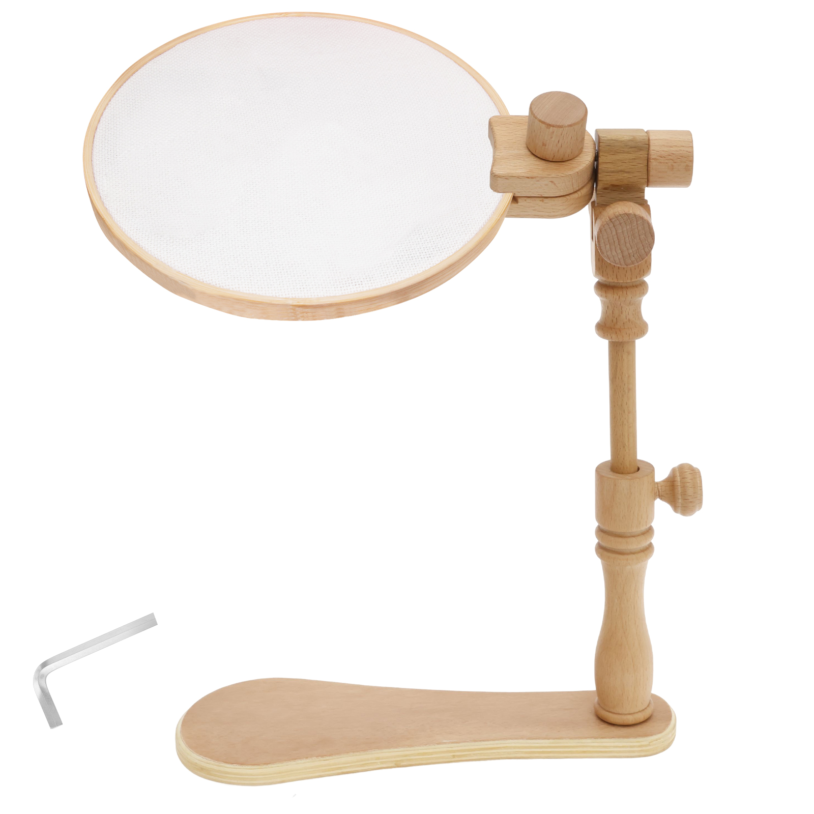Embroidery Hoop Kit - Embroidery Hoops Stand Adjustable Hands Cross