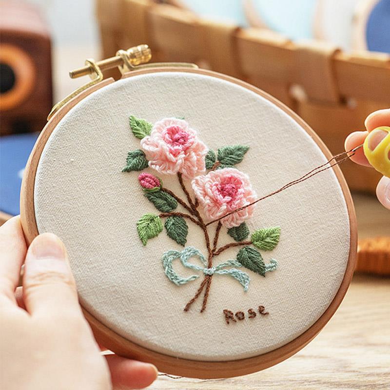 Embroidery Hoop Kit - High Quality Beech Wood Embroidery Hoops