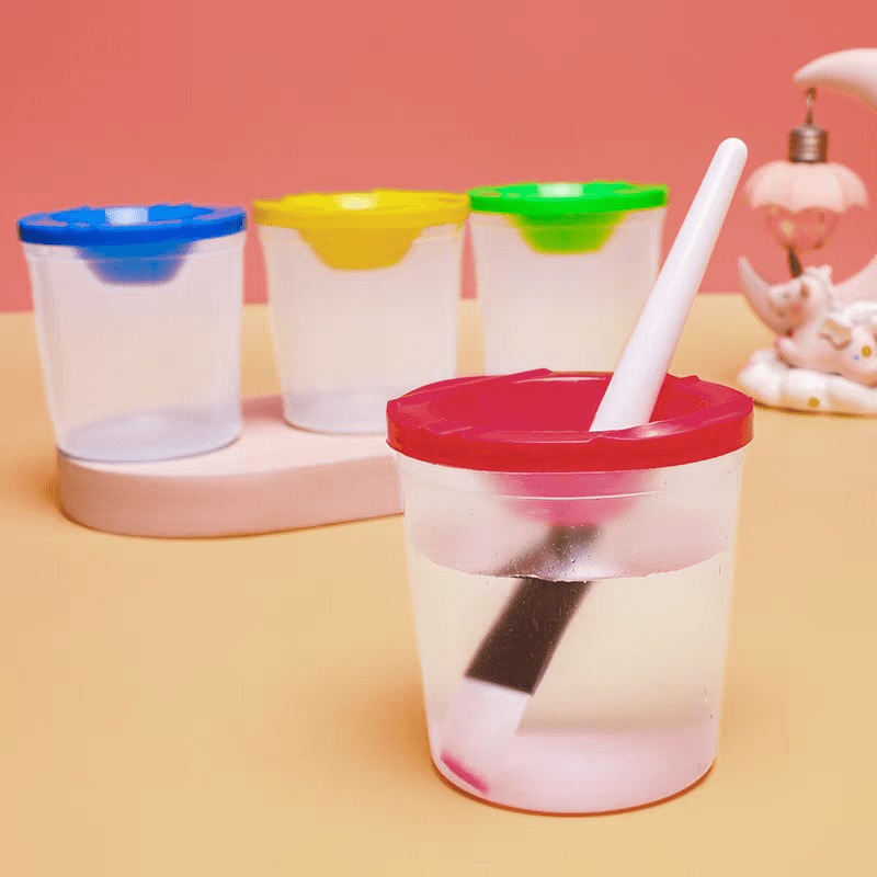 Watercolor Brush Pen - 1pcs Children's Painting Pen Wash Cup