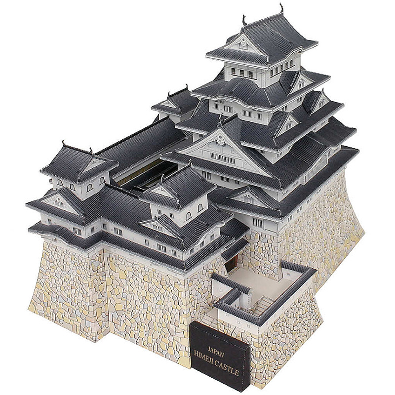 Art Craft Building - Japan Himeji Castle 3D Paper Model