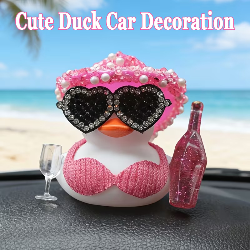 Art Craft Glasses - Fashionable and Shiny Little Black Duck,