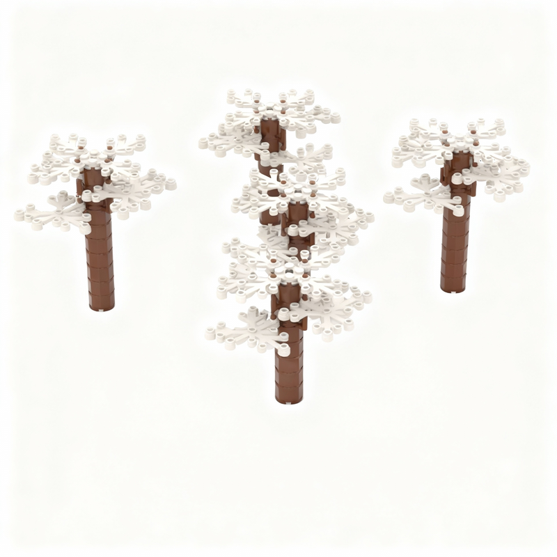 Art Craft Winter - 105pcs MOC Creator Winter Forest Model