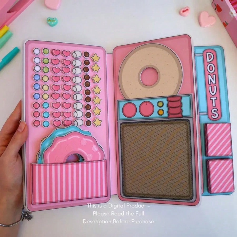 Donut Shop Pretend Play Kit, D - Art Craft 3 Year Old review and price