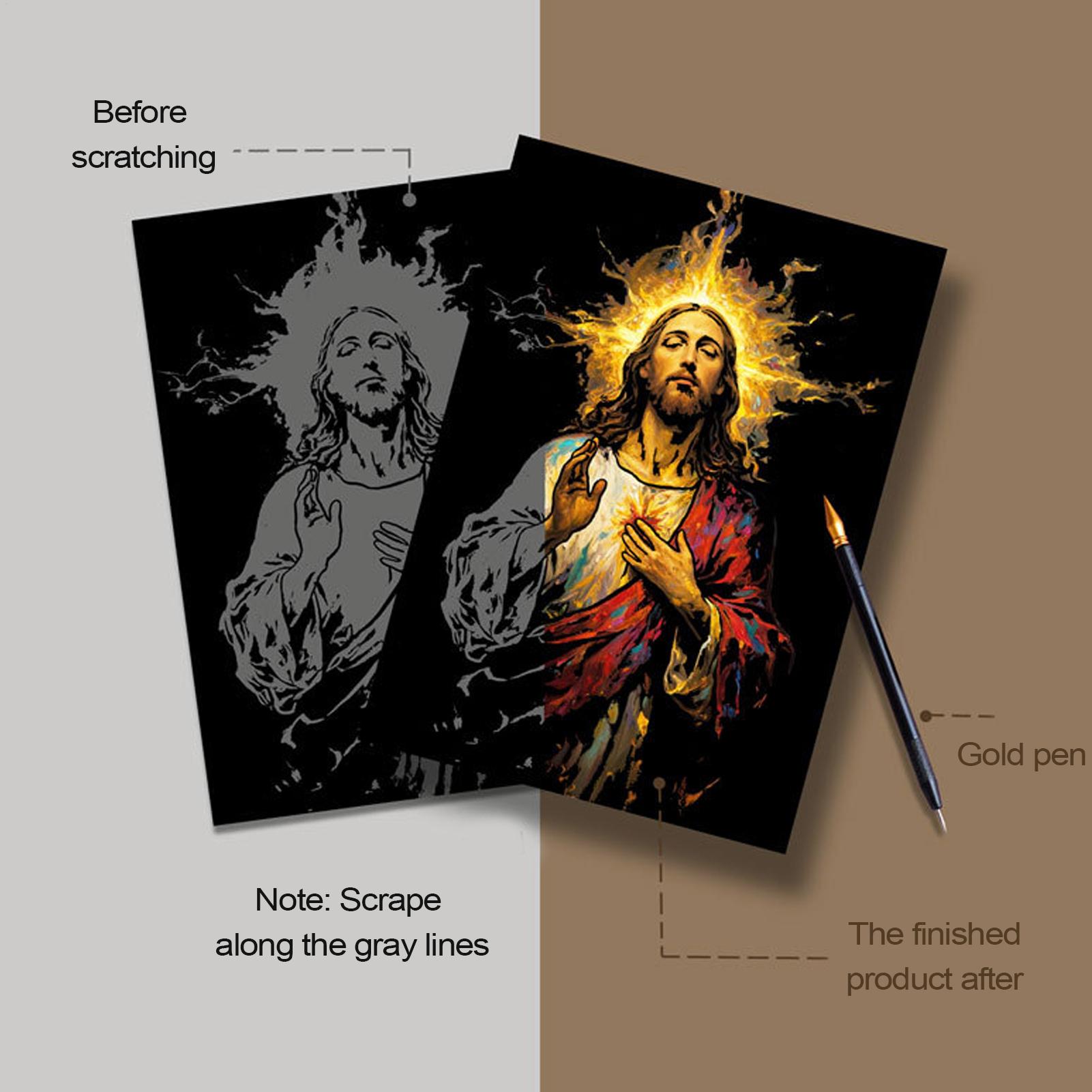 Scratch Book Jesus Scratch Pai - Art Craft 3 Year Old review and price