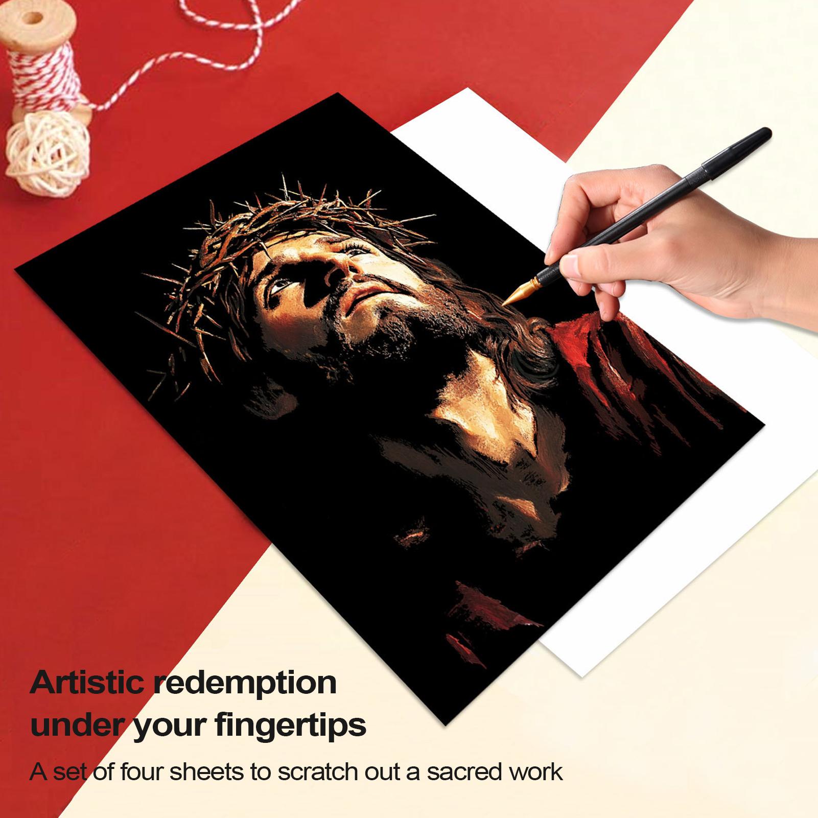 Scratch Book Jesus Scratch Pai - Art Craft 3 Year Old review and price