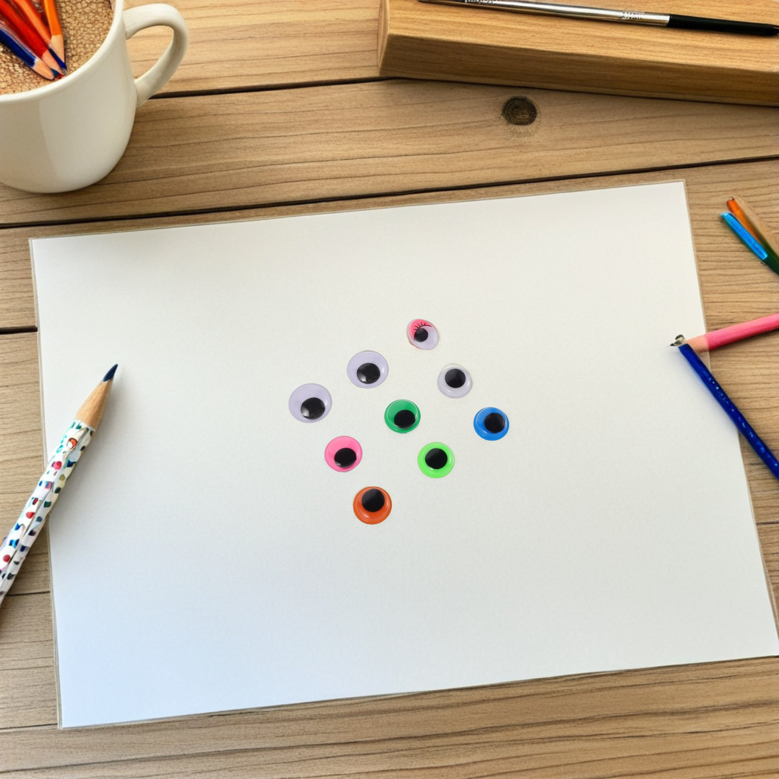 1680Pcs Googly Eyes Self Adhes - Art Craft School review and price