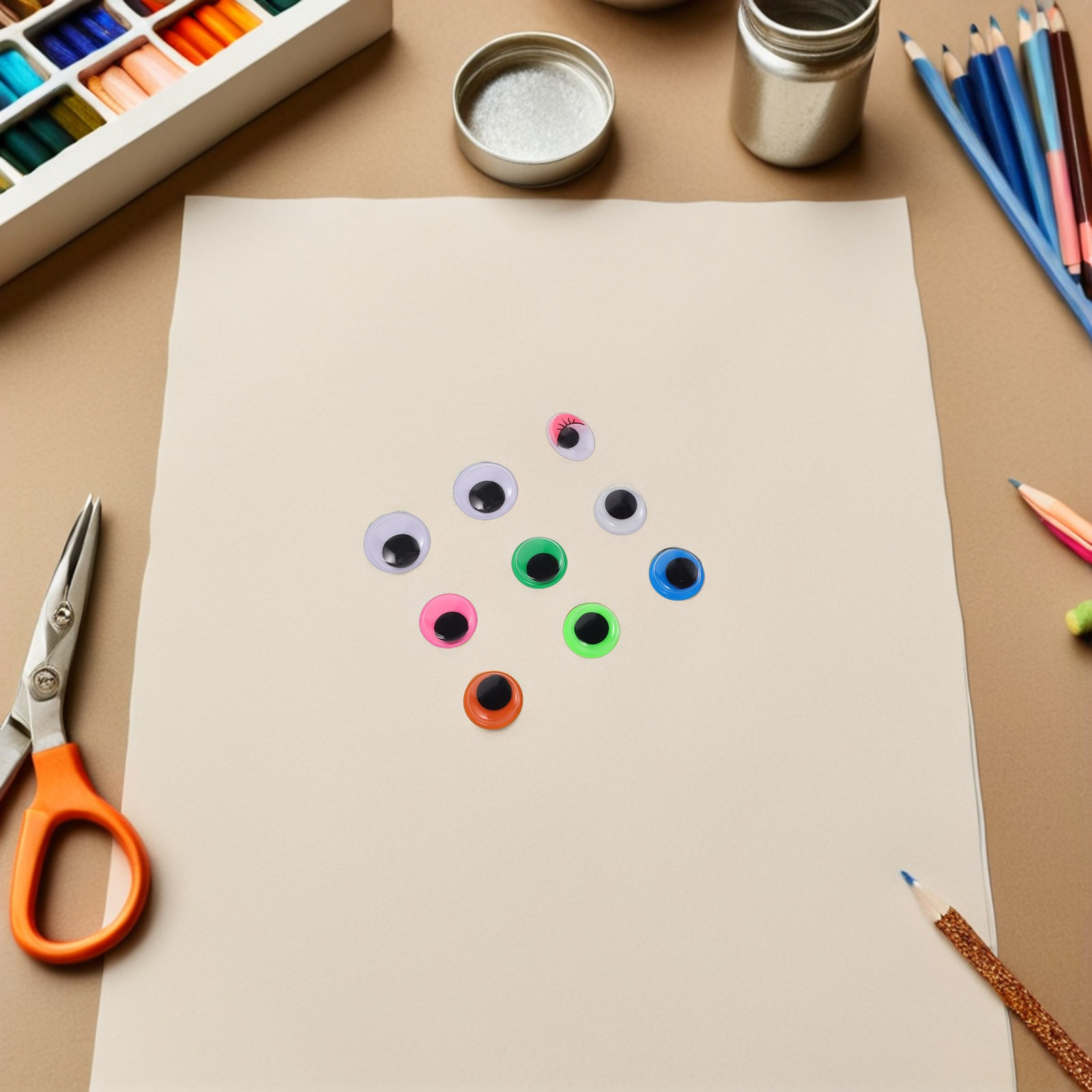 1680Pcs Googly Eyes Self Adhes - Art Craft School review and price