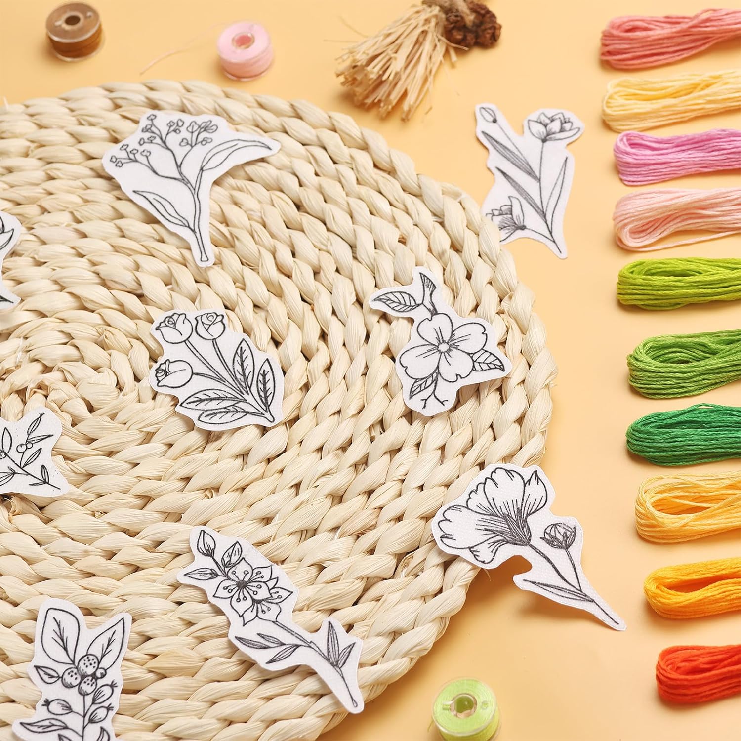 50Pcs Water Soluble Embroidery - Art Craft Items review and price