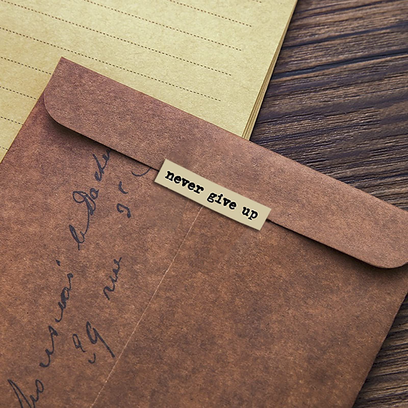 8pcs Brown Notes Quote Sticker - Art Craft Journal review and price