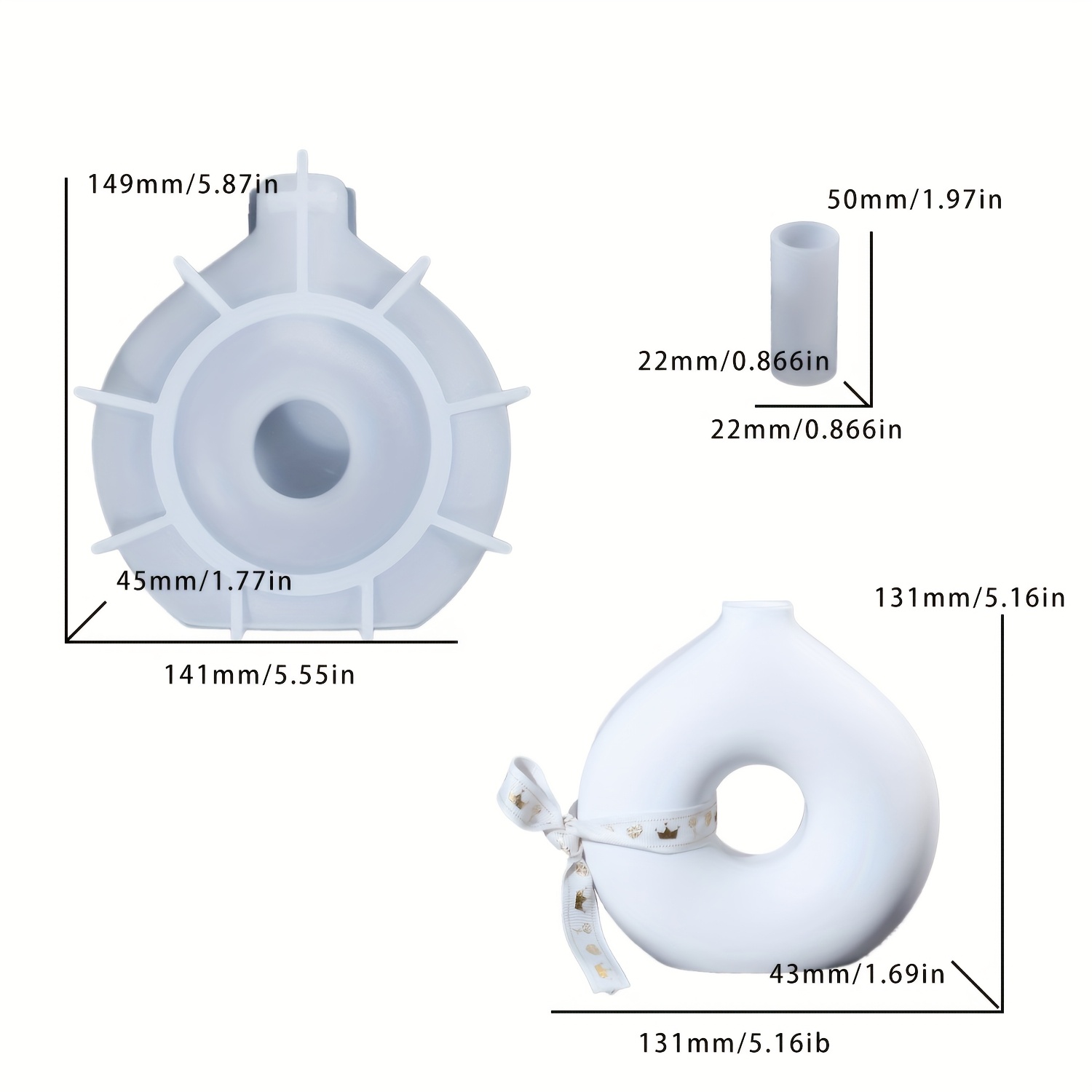 1 DIY Round Vase Silicone Moul - Art Craft Vase review and price