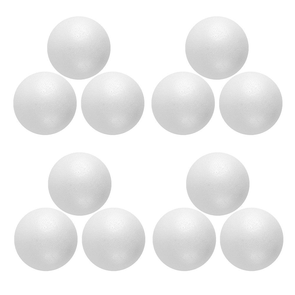 12Pcs Foam Balls White Polysty - Art Craft School review and price