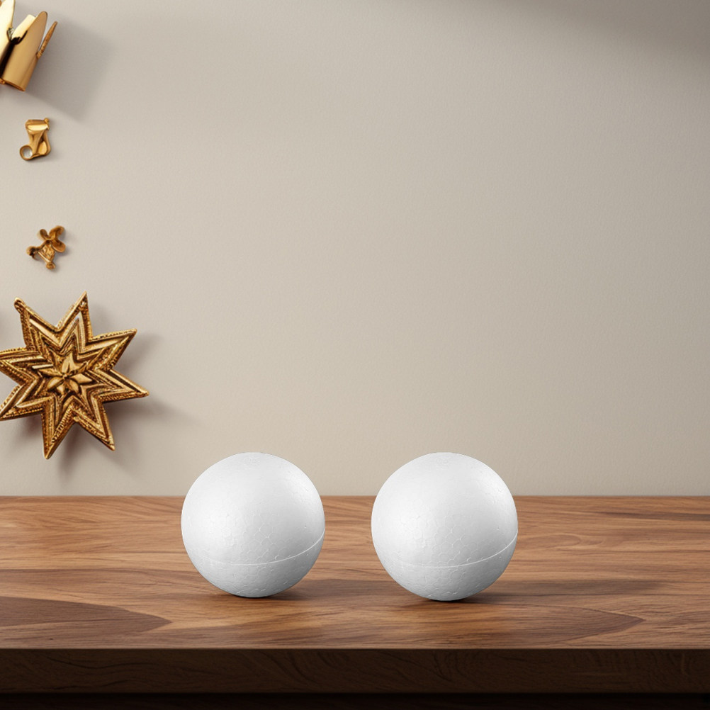 12Pcs Foam Balls White Polysty - Art Craft School review and price