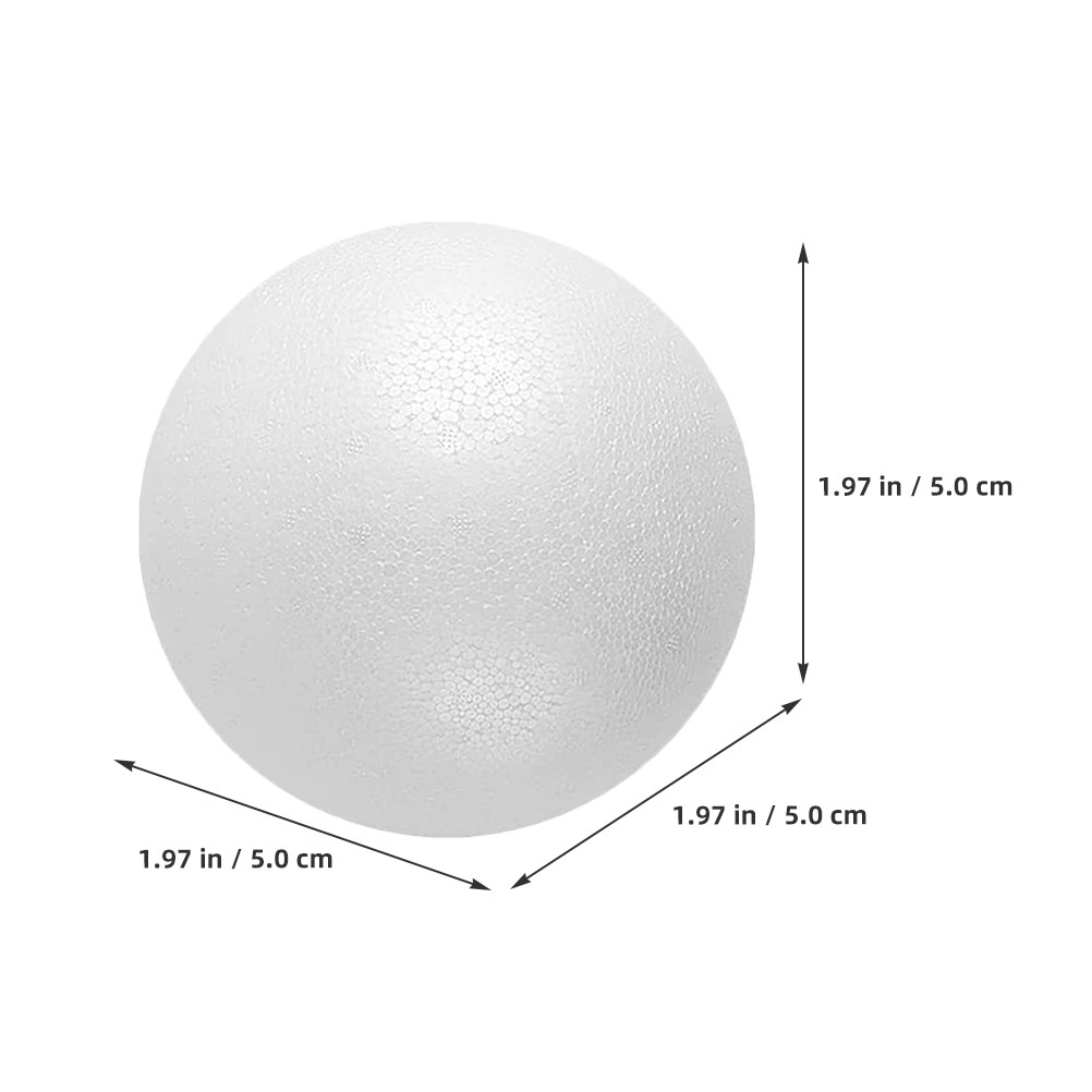 12Pcs Foam Balls White Polysty - Art Craft School review and price