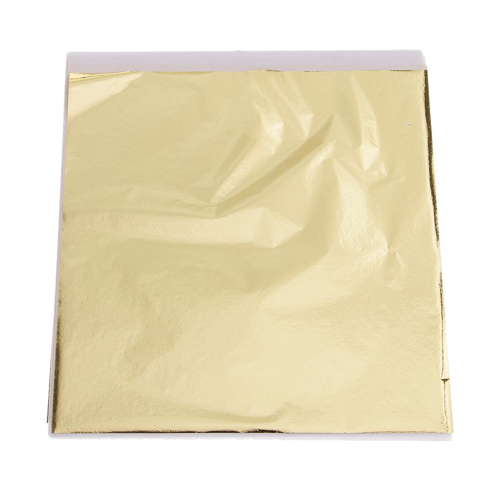 100x 14cm Gold Leaf Sheets Gil - Art Craft Leaves review and price