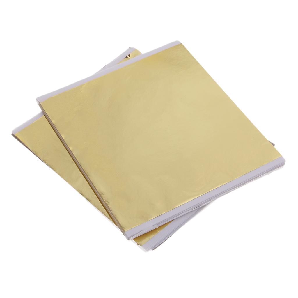 100x 14cm Gold Leaf Sheets Gil - Art Craft Leaves review and price
