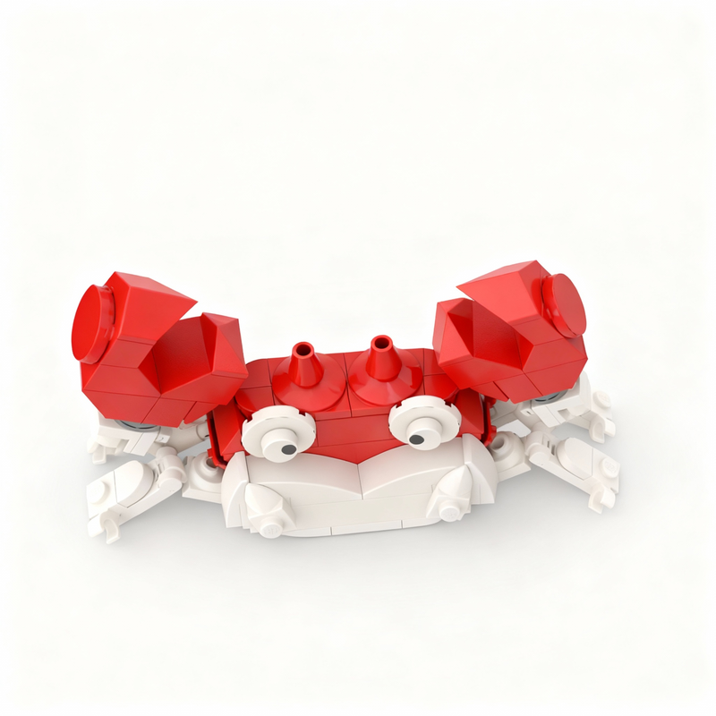 106pcs MOC Krabby - Pet Anime  - Art Craft Building review and price