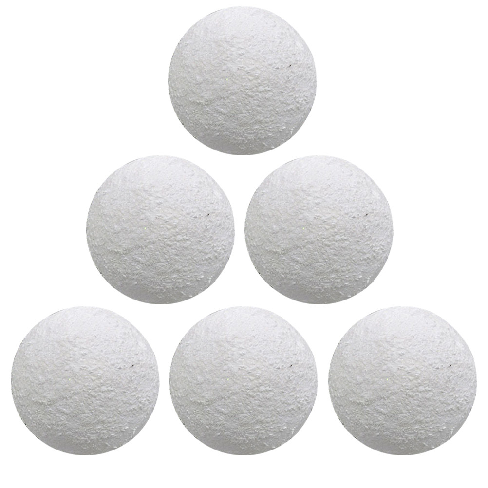 6Pcs White Xmas Ball Solid Den - Art Craft School review and price