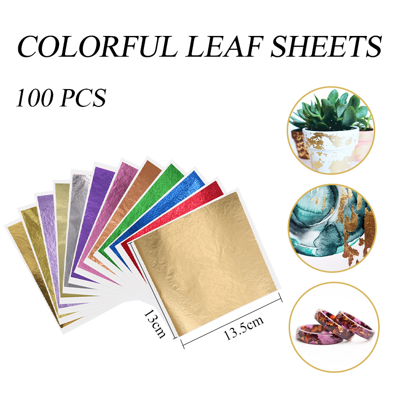13x13.5cm Black Foil Paper Gol - Art Craft Leaves review and price