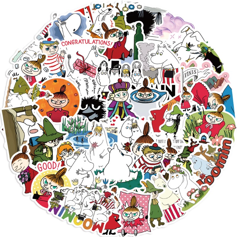 50Pcs Moomin Waterproof Self A - Artwork Craft review and price