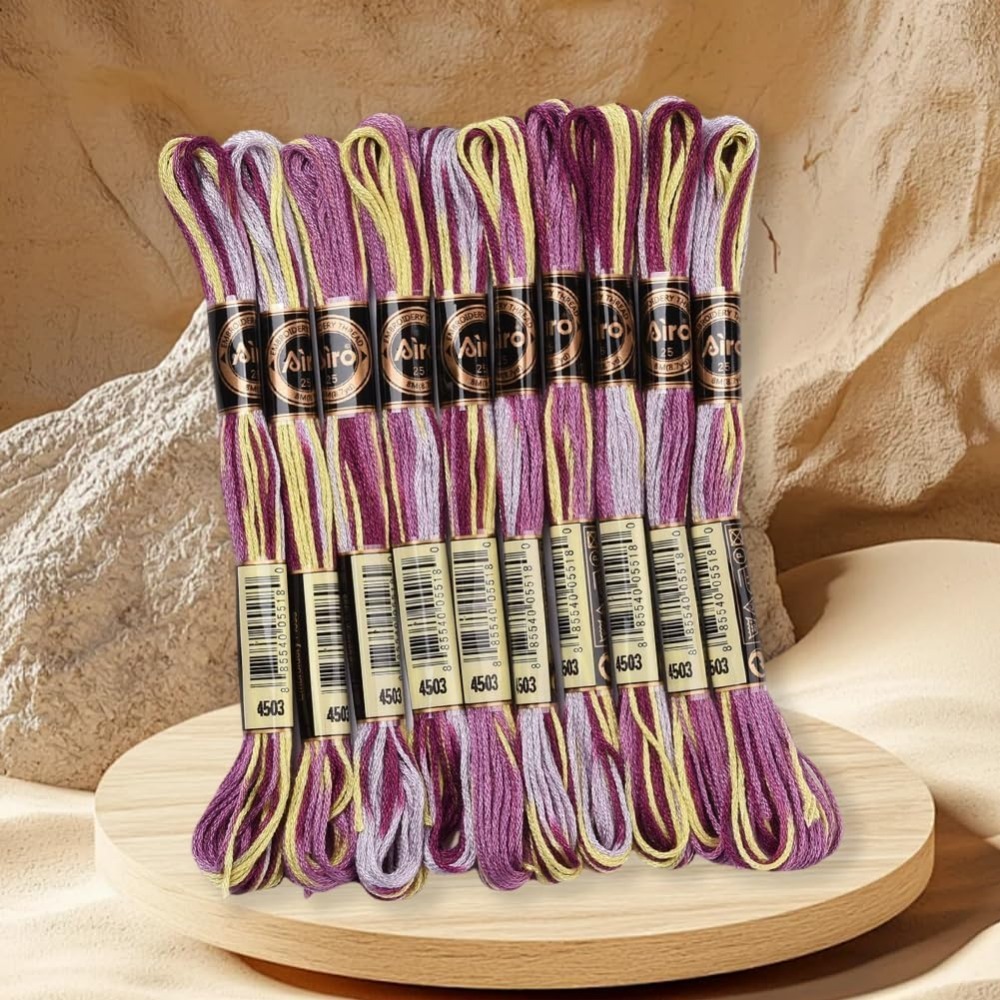 6 Strands Purple Variegated Em - Artwork Craft review and price