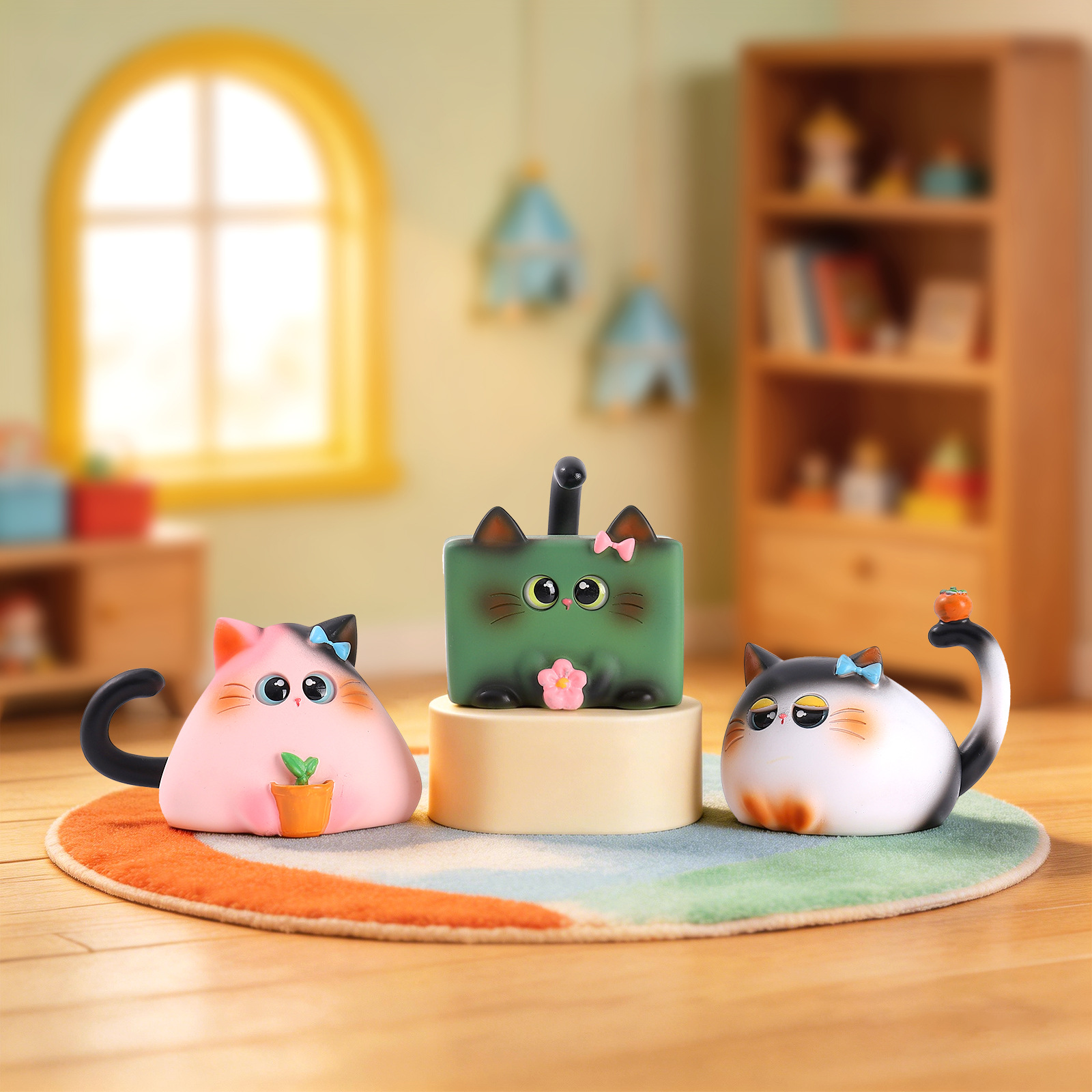 Blind Box Cat Figurine Resin C - Art Craft Items review and price