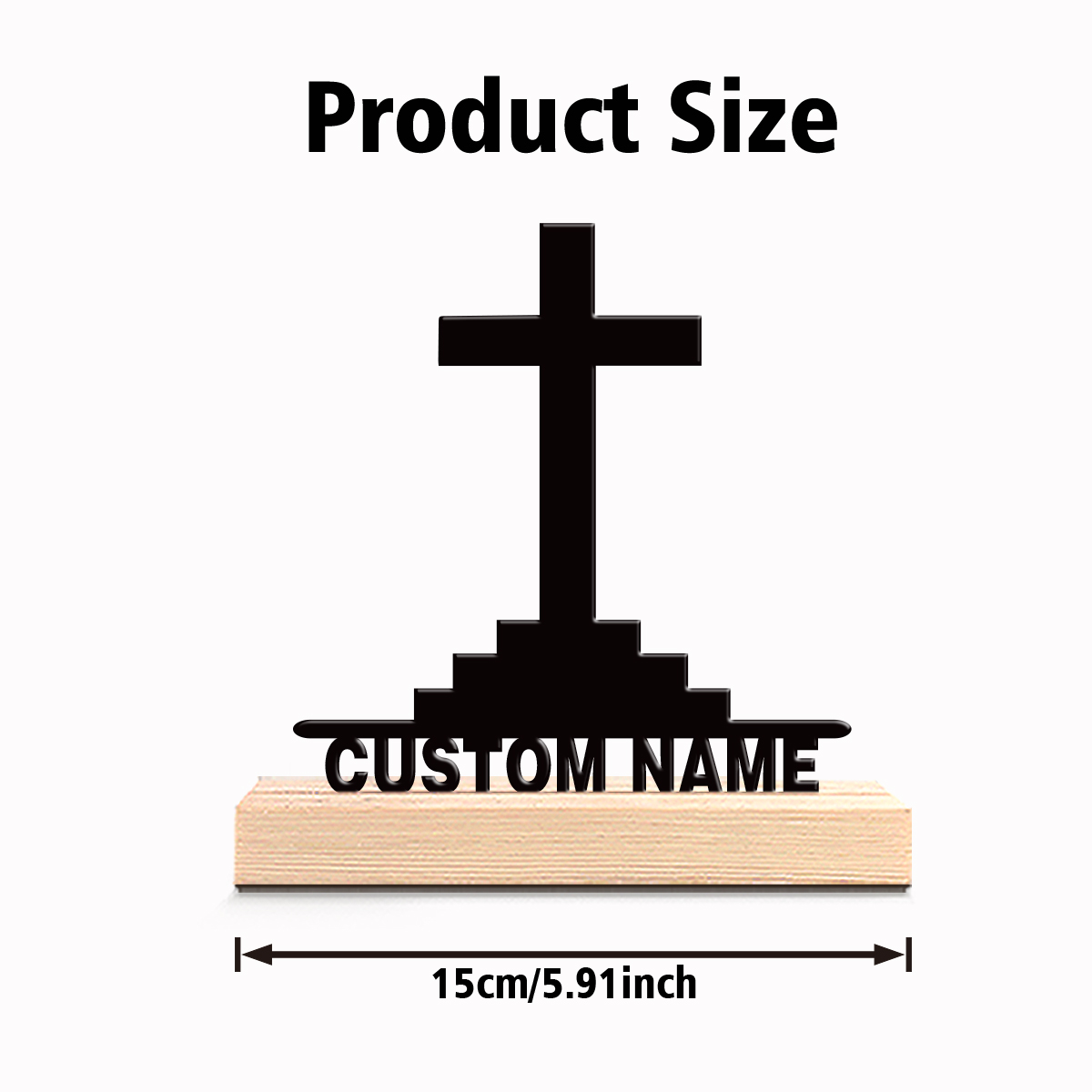 1pc Simple Holy Cross Custom T - Art Craft Home review and price