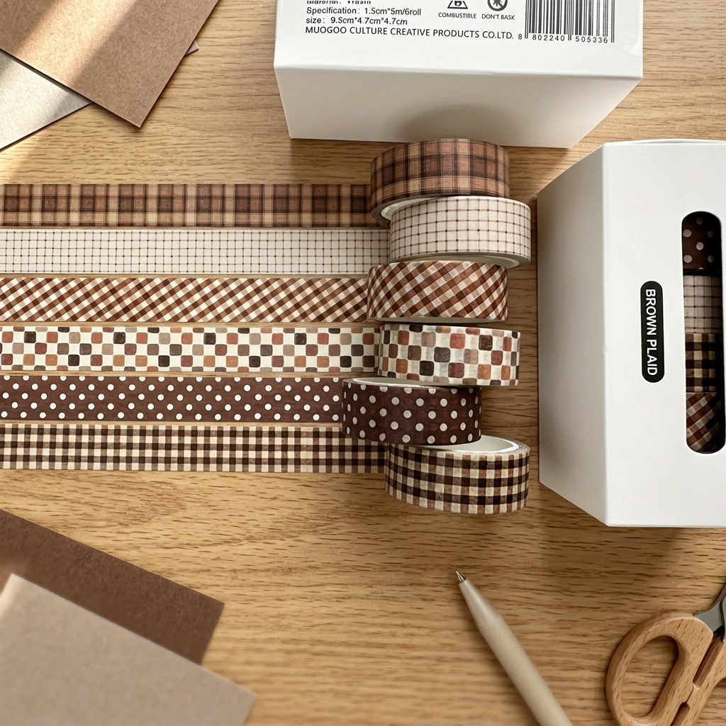 Washi Tape Set, 6 Rolls, Assor - Art Craft Journal review and price