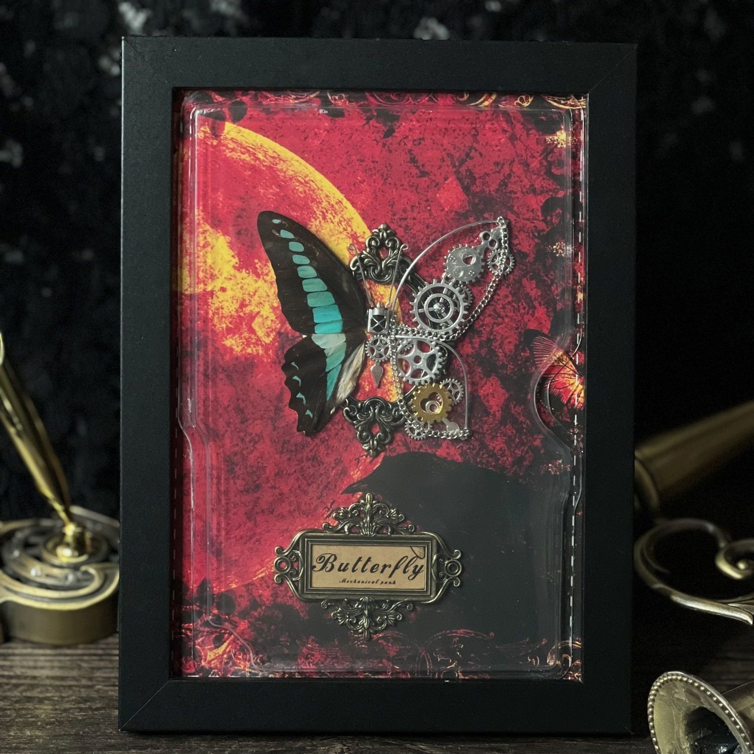 Steampunk Butterfly Frame DIY  - Art Craft Handmade review and price