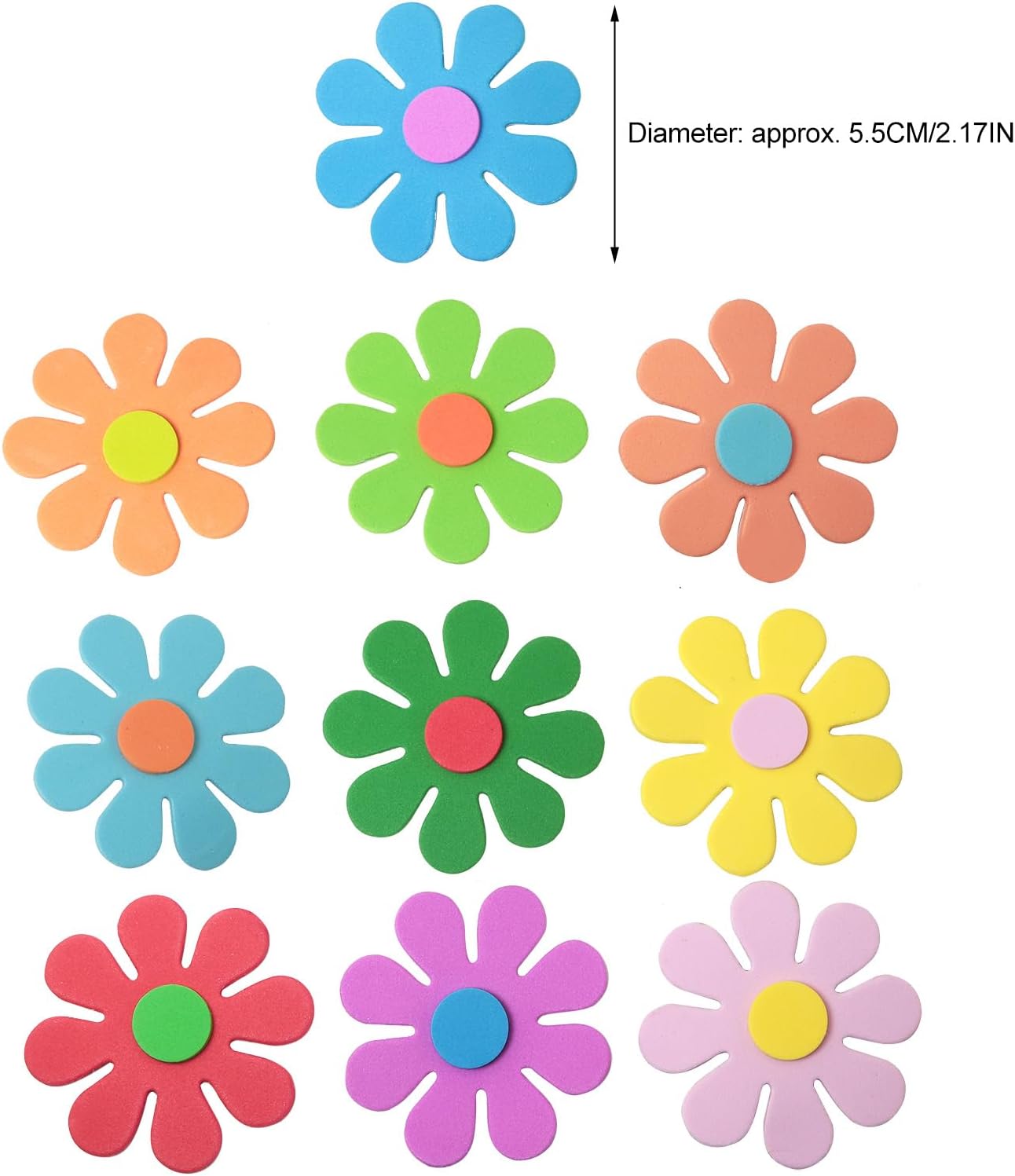 3D flower foam stickers Spring - Art Craft And Cloth review and price