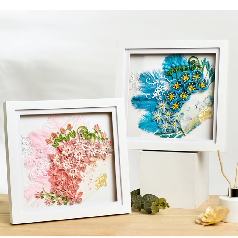 Paper Art Feather Fan Handmade - Quilling Paper Strips review and price