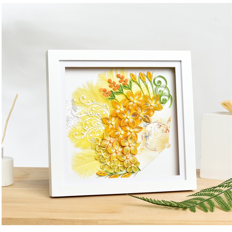 Paper Art Feather Fan Handmade - Quilling Paper Strips review and price