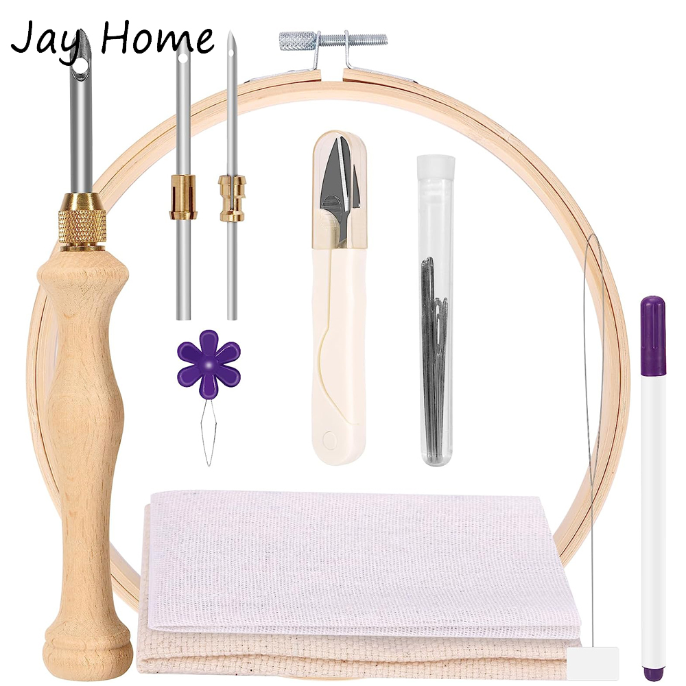 Punch Needle Starter Kit with  - Embroidery Hoop Kit review and price