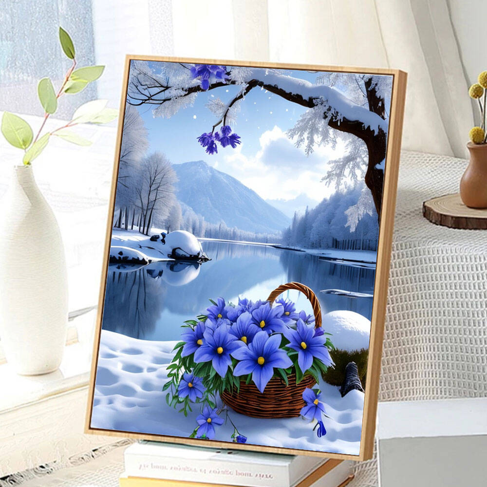 Huacan Diamond Painting Flower - Art Craft Winter review and price