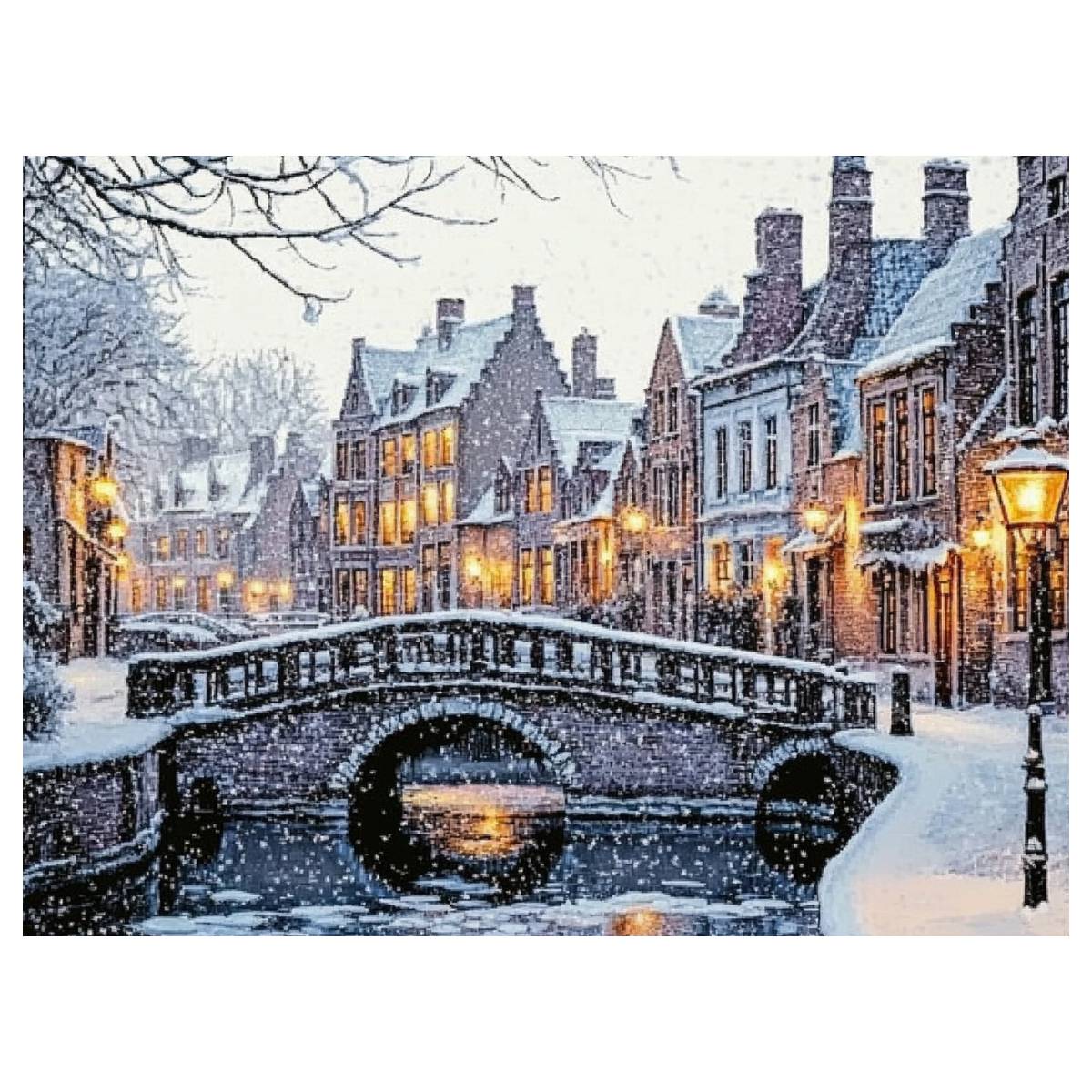 The city in winter 30X40CM/11. - Art Craft Winter review and price