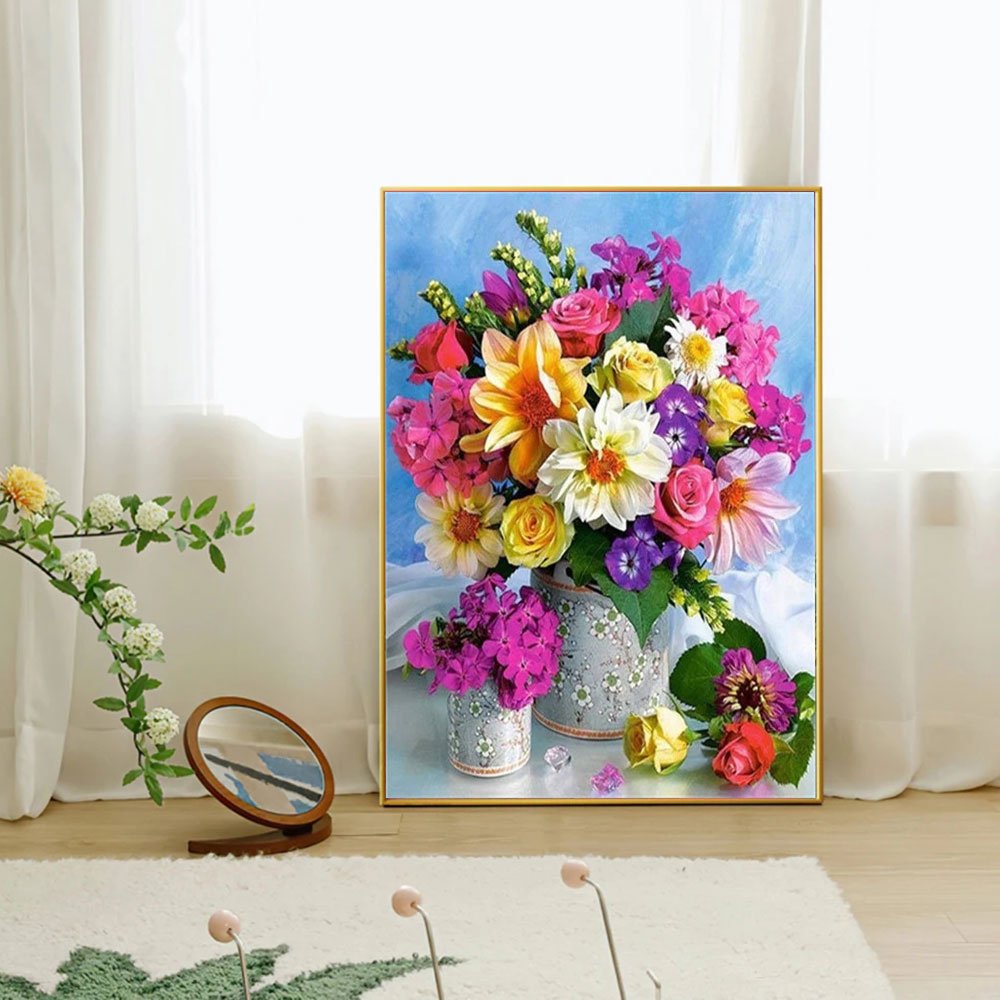 Full Diamond Mosaic Flower 5D  - Art Craft Vase review and price