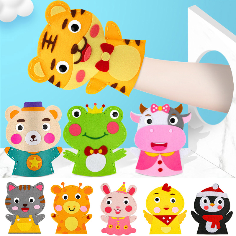 Cute Cartoon Animal Hand Puppe - Art Craft 3 Year Old review and price