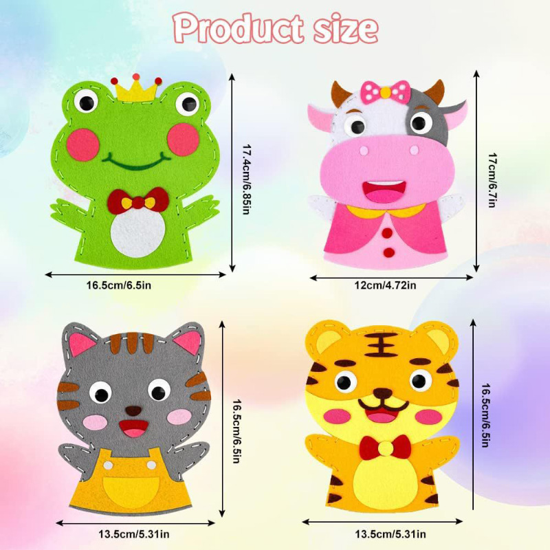 Cute Cartoon Animal Hand Puppe - Art Craft 3 Year Old review and price