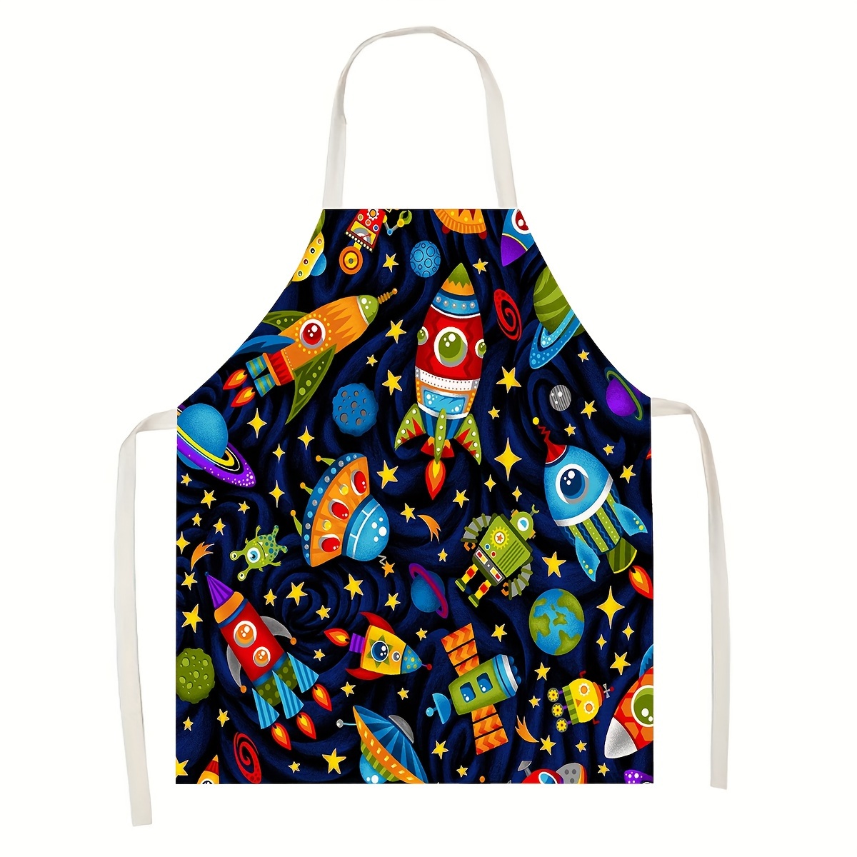 1pc Kids Apron Space Theme Roc - Art And Craft Rocket review and price
