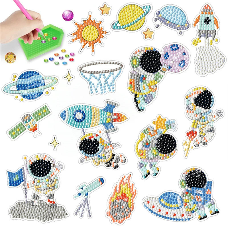 Space Diamond Art Kit For Kids - Art And Craft Rocket review and price