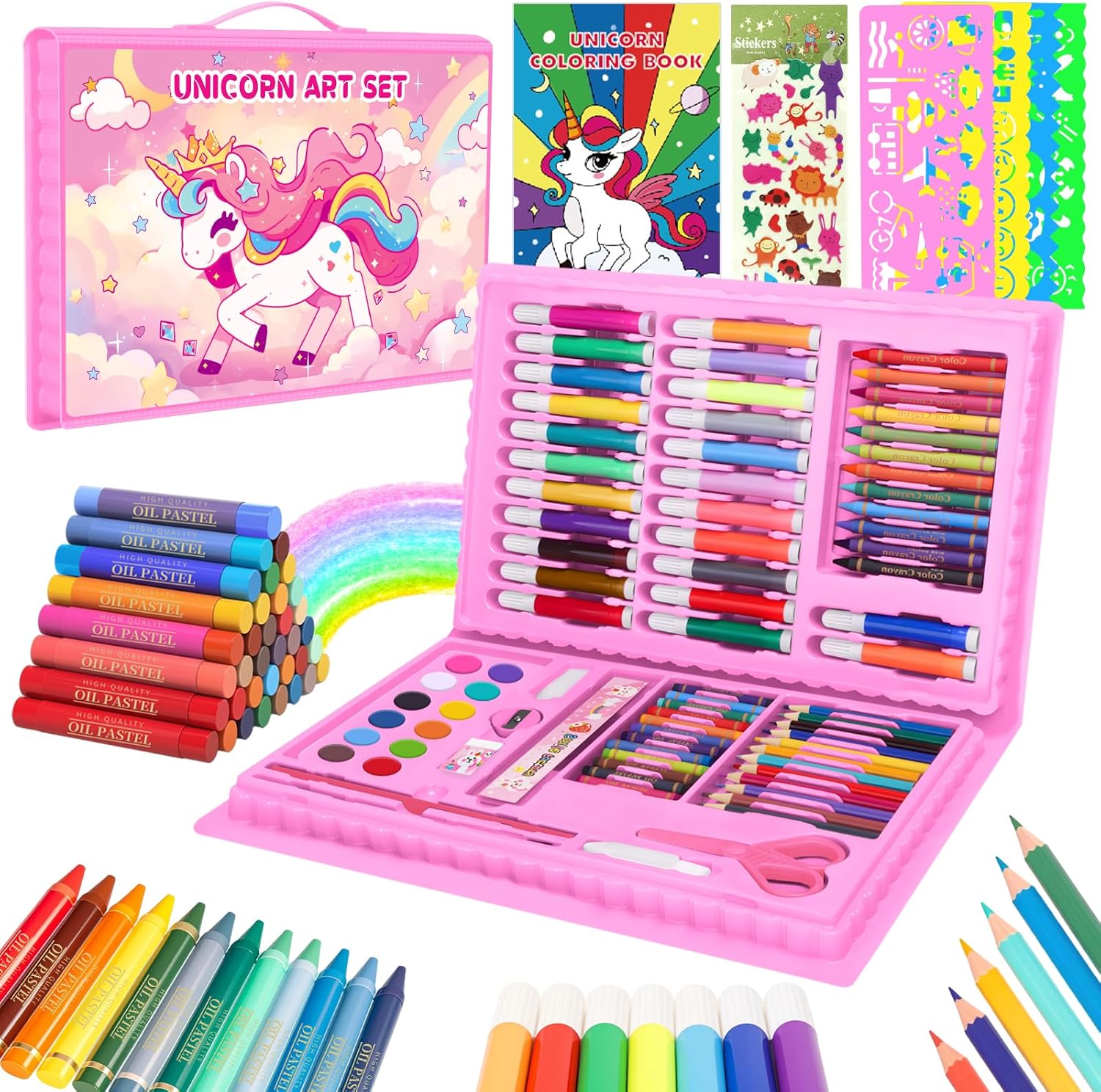 Coloring Book Set for Kids, Di - Watercolor Brush Pen review and price
