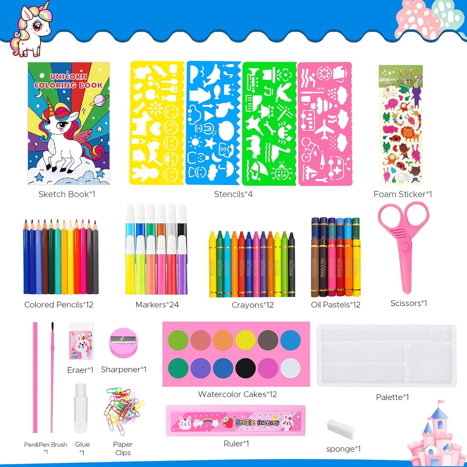 Coloring Book Set for Kids, Di - Watercolor Brush Pen review and price
