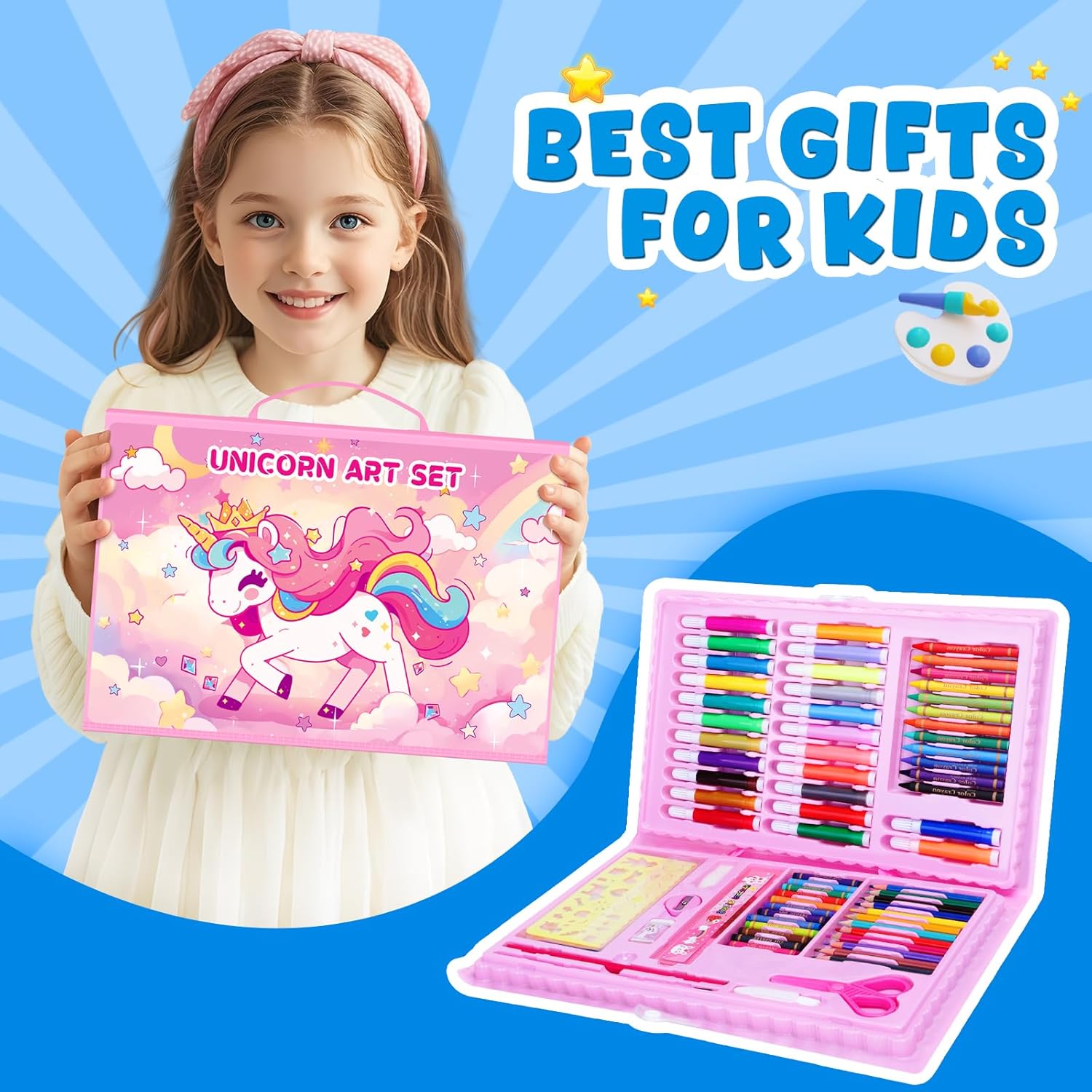Coloring Book Set for Kids, Di - Watercolor Brush Pen review and price
