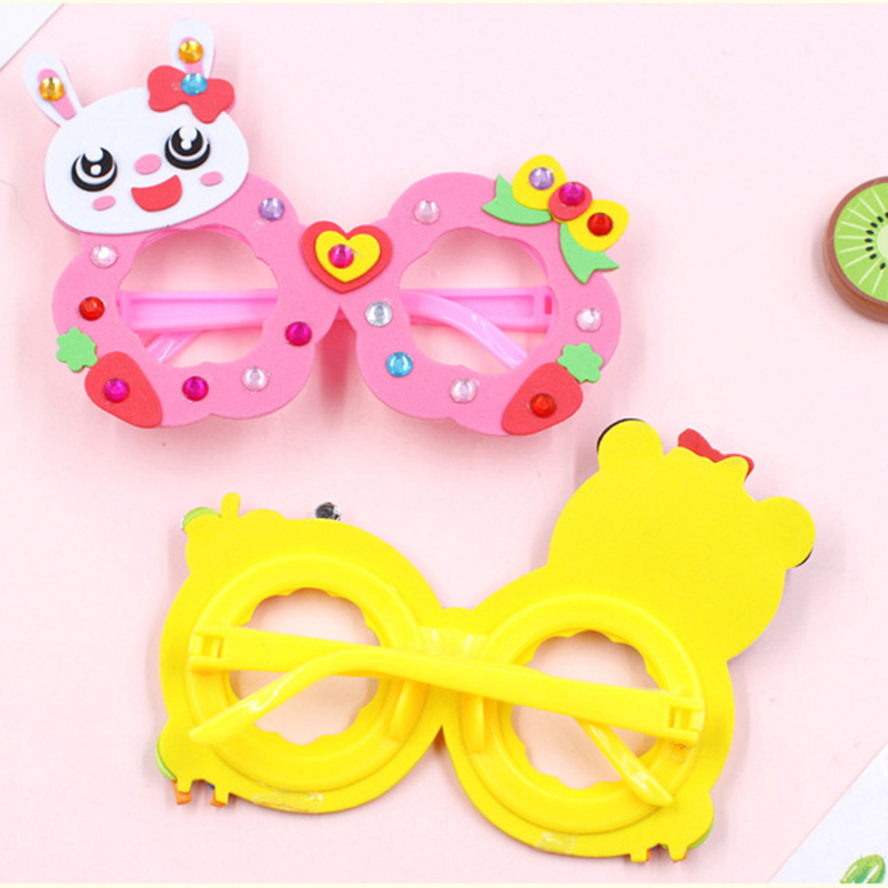2/6/12 Sets Cartoon EVA Diamon - Art Craft Glasses review and price