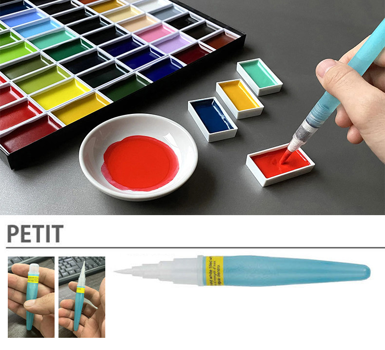 Japanese Kuretake Fountain Pen - Watercolor Brush Pen review and price