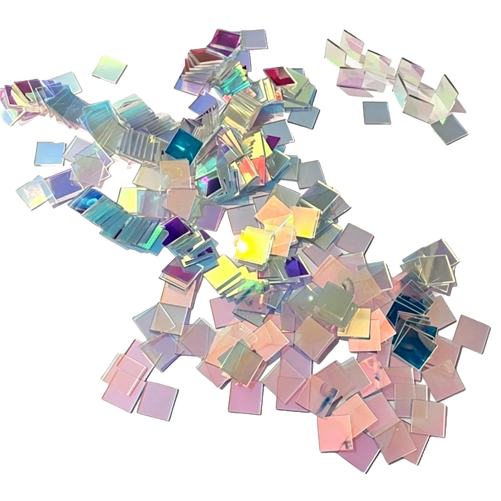 50/100Pcs Mini Rainbow Hologra - Artwork Craft review and price