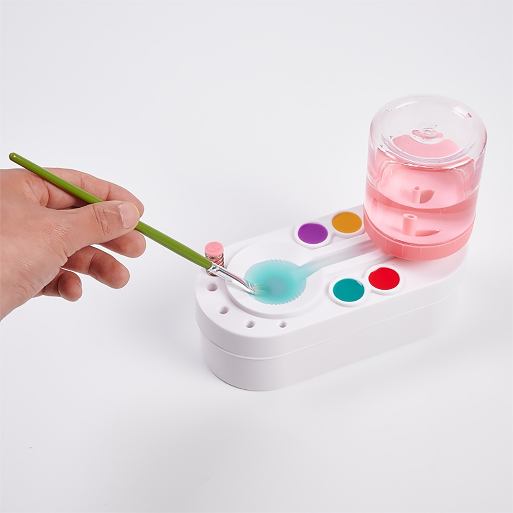 Paint Brush Cleaner With Drain - Watercolor Brush Pen review and price