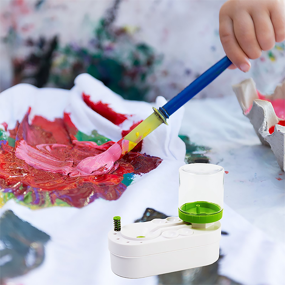 Paint Brush Cleaner With Drain - Watercolor Brush Pen review and price