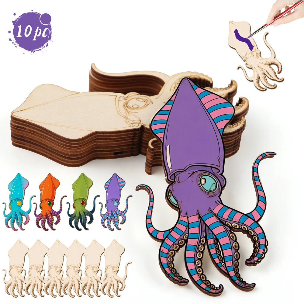 10pcs/set Unfinished Wood Craf - Art Craft Home review and price