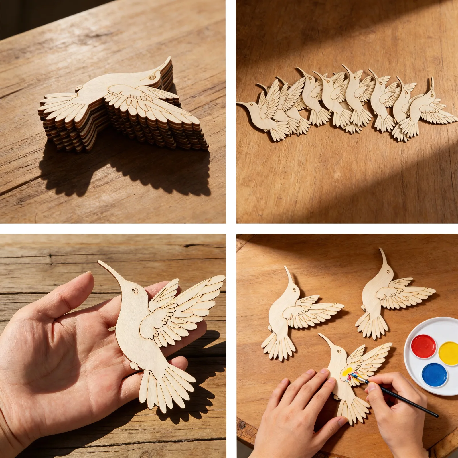 10pcs Unfinished Wood Animal B - Art Craft Home review and price